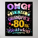 Search for 80th birthday posters Years