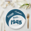 Search for 80th birthday plates Vintage