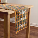 Search for thanksgiving table runners Plaid