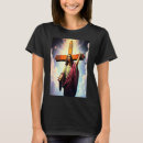 Search for christian cross womens tshirts Blessed
