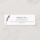 Search for thank you for your purchase business cards Floral