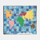 Search for world map blankets Earth