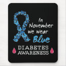 Search for diabetic mousepads Diabetes awareness month