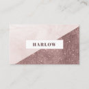 Search for glitter business cards Girly