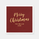 Search for vintage christmas paper napkins Modern