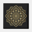 Search for black floral pattern magnets Boho
