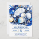 Search for seashell birthday invitations Ocean