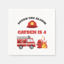 Search for fire truck napkins Black