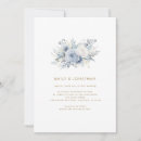 Search for dusty blue and gold wedding invitations Qr code