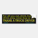 Search for truck driver bumper stickers Funny