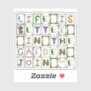 Search for bohemian bumper stickers Botanical