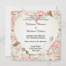 Search for pink and brown wedding invitations Whimsical