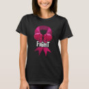 Search for breast cancer boxing gloves tshirts Warrior