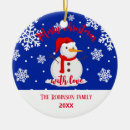 Search for snowman family christmas tree decorations Modern