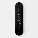 Search for black and white skateboards Simple