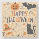 Search for happy halloween coasters Cat