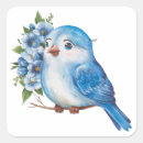 Search for blue bird stickers Flower