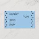 Search for paw print business cards Stylish