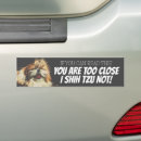 Search for shih tzu bumper stickers Cute