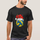 Search for volleyball player tshirts Santa