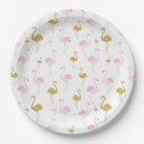 Search for flamingo paper plates Gold