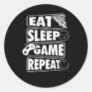 Search for eat sleep game stickers Gaming
