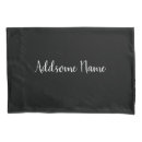 Search for black and white pillowcases Monogrammed