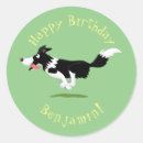 Search for dog running stickers Border collie