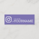 Search for follow me on instagram business cards Elegant