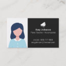 Search for music teacher business cards Modern