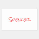 Search for red initial stickers Text