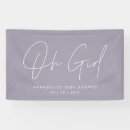 Search for purple baby shower banners Gender neutral