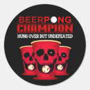 Search for beer pong stickers Humour