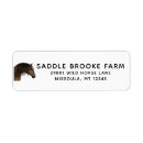 Search for head return address labels Equine