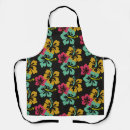 Search for tropical design aprons Green
