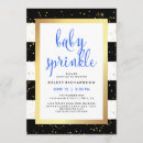 Search for black baby boy shower invitations Black and white stripes