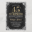 Search for 45th wedding anniversary invitations Glitter
