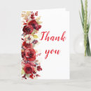 Search for red roses thank you cards Greenery