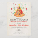 Search for pizza and pajama party invitations Sleepover