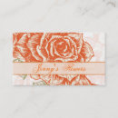 Search for vintage rose business cards Flowers