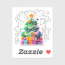 Search for glowing tree stickers Merry christmas
