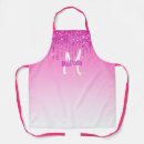 Search for love logo aprons Customisable monogram