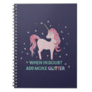 Search for unicorn glitter notebooks Whimsical