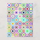 Search for colourful abstract postcards Circle