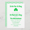 Search for irish seasonal invitations St patrick's day party