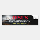 Search for jesus is coming bumper stickers Christian