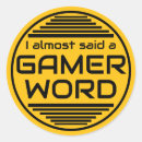 Search for black on yellow stickers For him