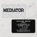 Search for mediation business cards Legal