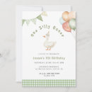 Search for sage green birthday invitations Simple