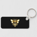 Search for bees rectangular key rings Black